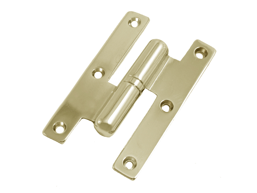Cerniera Paumelles Bordo Quadro mm.120x60 OL-Ottone Lucido SX o DX  Bonel - immagine 1
